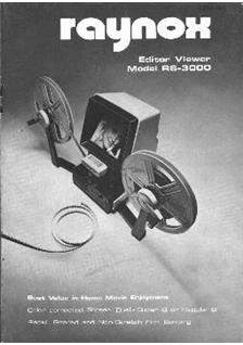 Raynox RS 3000 manual. Camera Instructions.